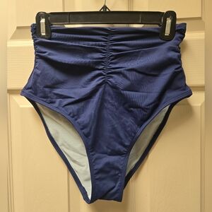 NWT Cupshe Navy Bikini Bottom (No Top) With Slim & Sculpt, Medium
